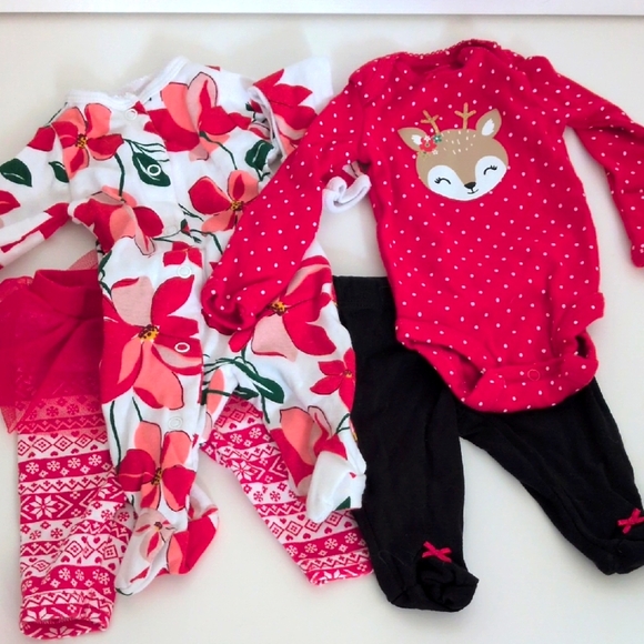 Carter's Holiday Outfits - NB - Picture 1 of 9